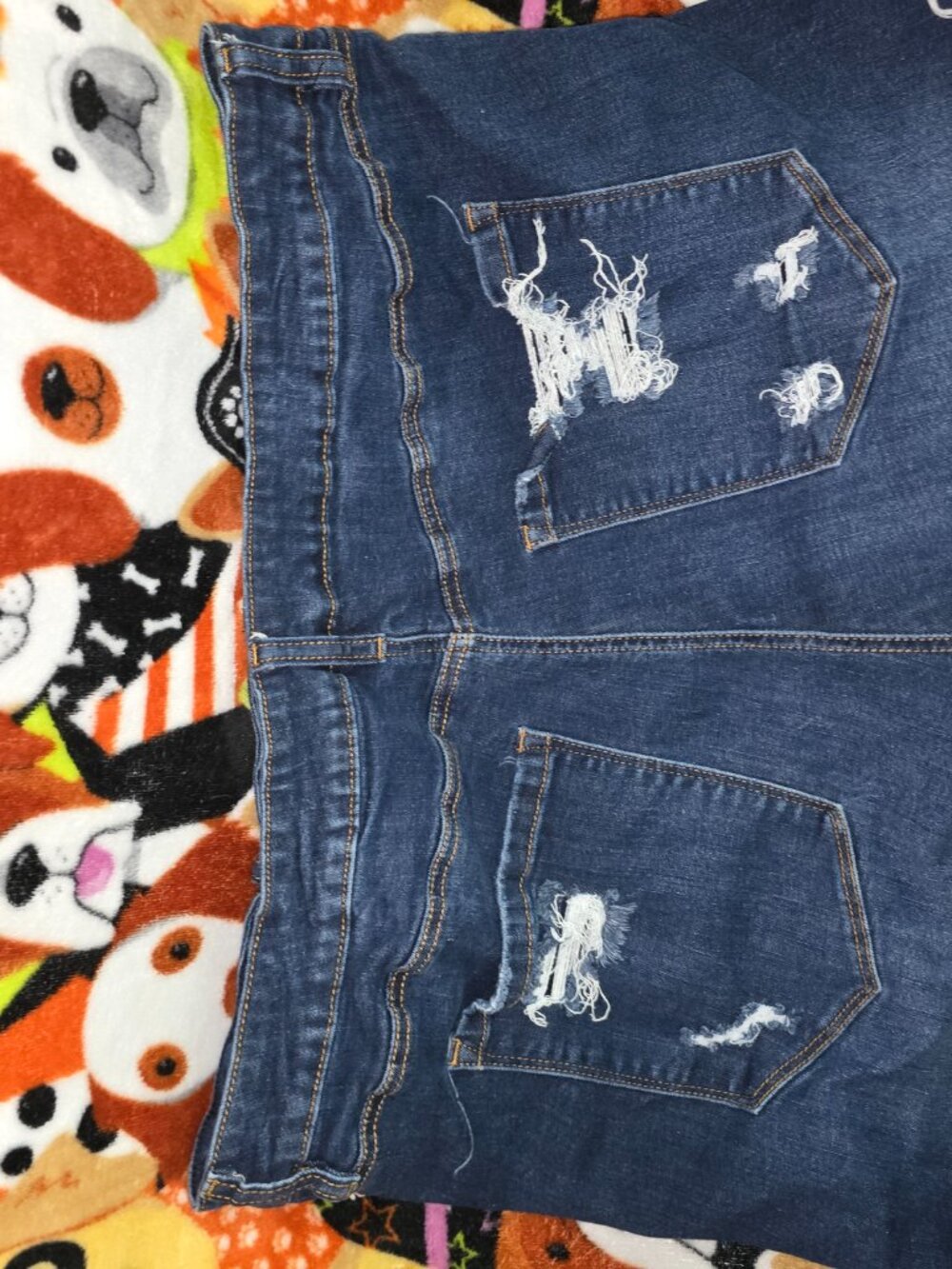 Rue21 Destructed Jean Shorts size 24 - Picture 2 of 3